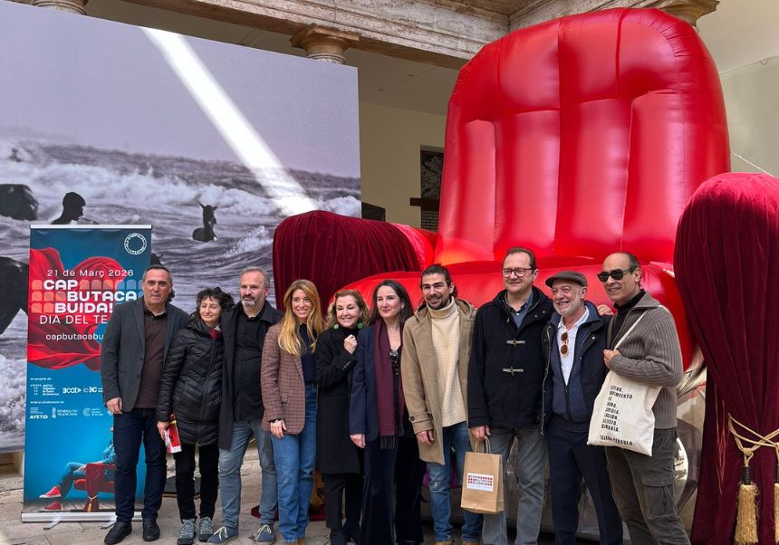 Rueda de prensa de presentación de la iniciativa 'Cap butaca buida'